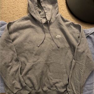 Nike Men's Hoodie in Gray